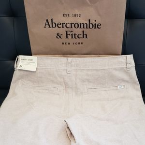 Abercrombie men's classic short, linen